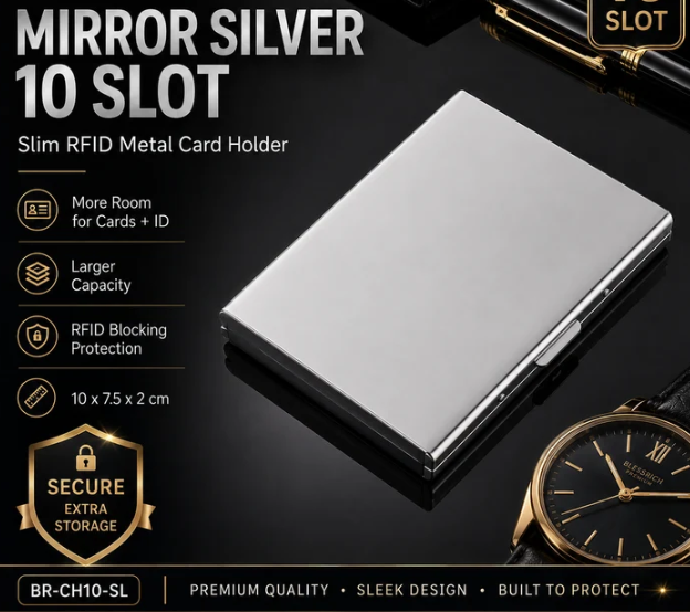 🛡️RFID Blocking Metal Card Holder