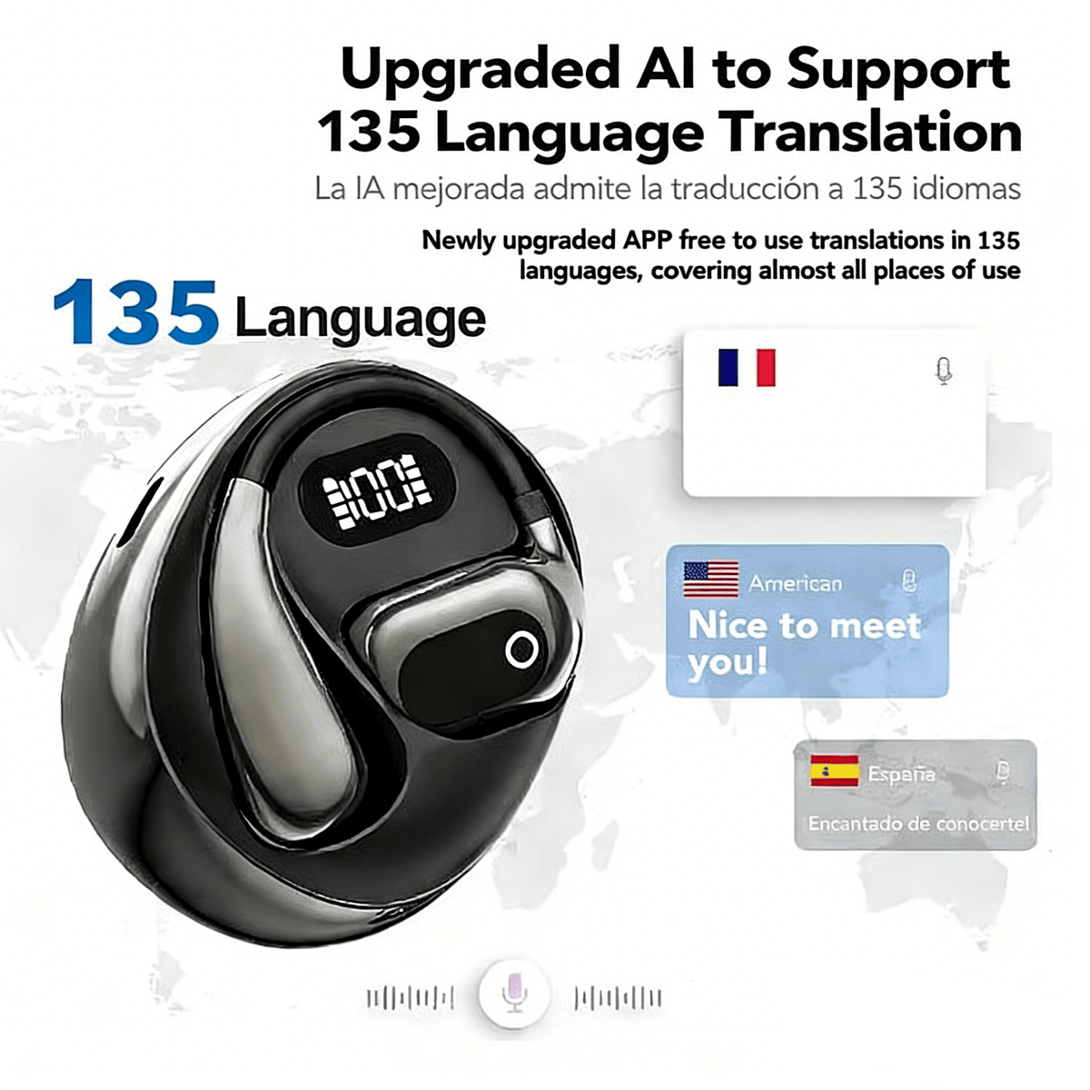 ๐ Speak & Understand 135+ Languages in Real Time โ AI Translation Earbuds