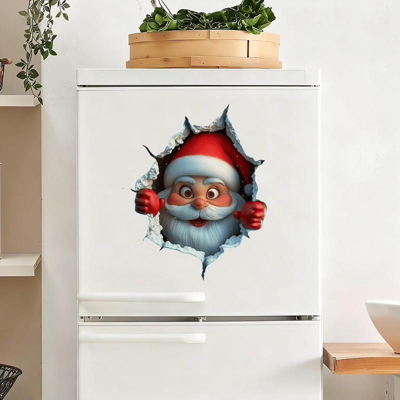 🎄Christmas offer 49% OFF🔥3D wall-breaking Santa Claus sticker