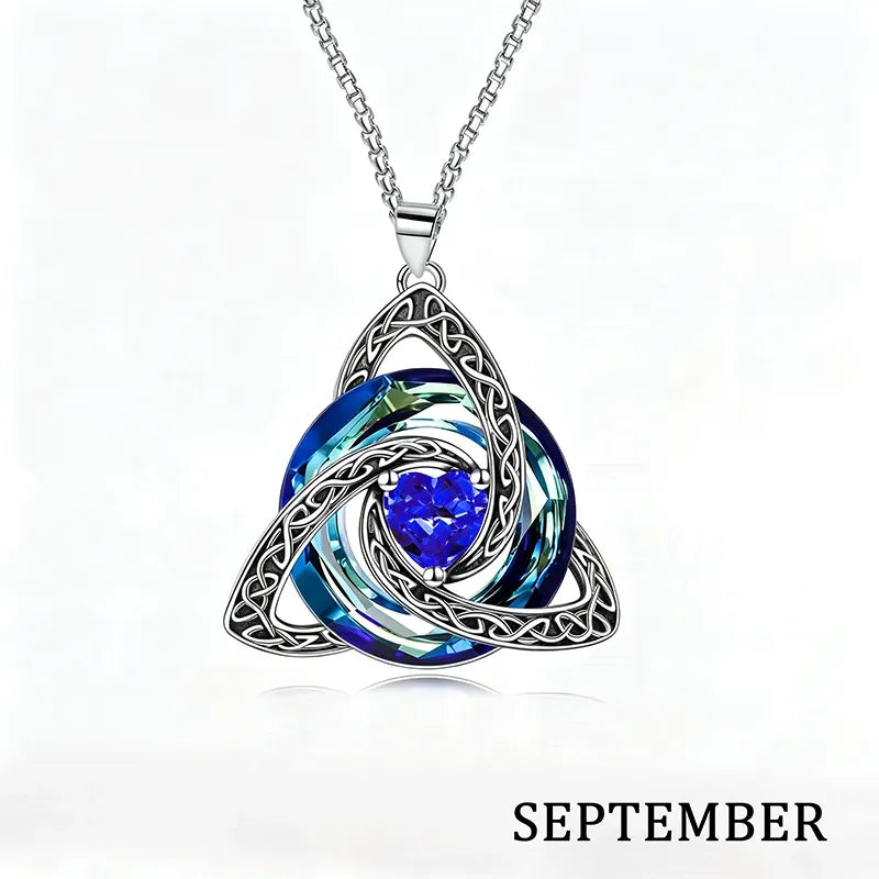 🔥LAST DAY 49% OFF🔥Birthstone Celtic Knot Necklace for Women