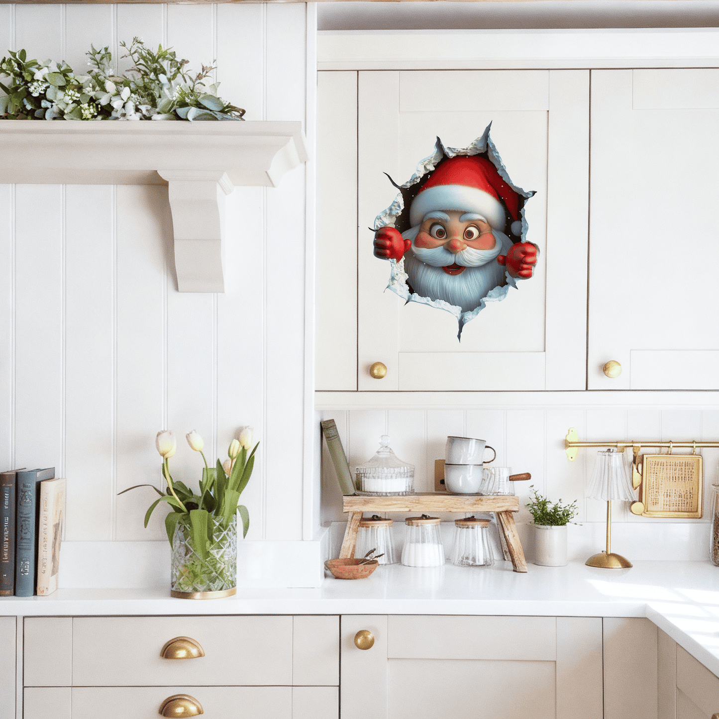 🎄Christmas offer 49% OFF🔥3D wall-breaking Santa Claus sticker