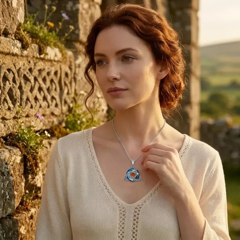 🔥LAST DAY 49% OFF🔥Birthstone Celtic Knot Necklace for Women