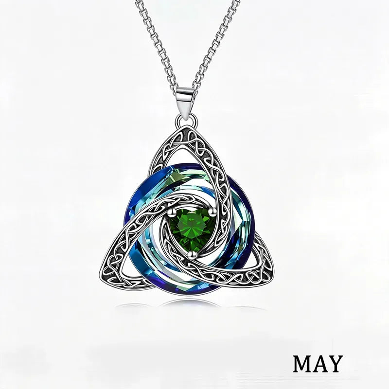 🔥LAST DAY 49% OFF🔥Birthstone Celtic Knot Necklace for Women