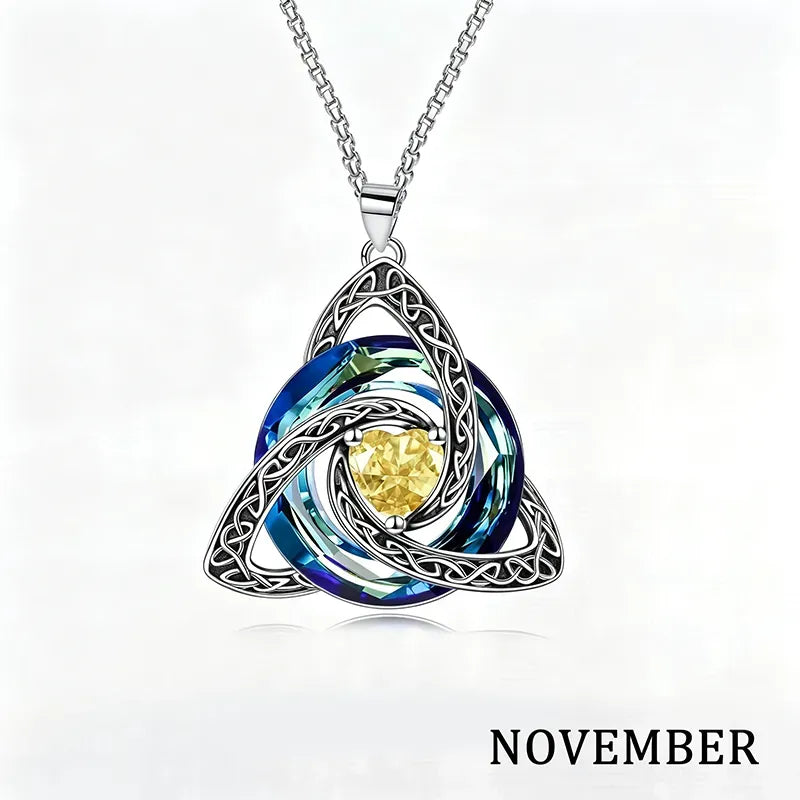 🔥LAST DAY 49% OFF🔥Birthstone Celtic Knot Necklace for Women