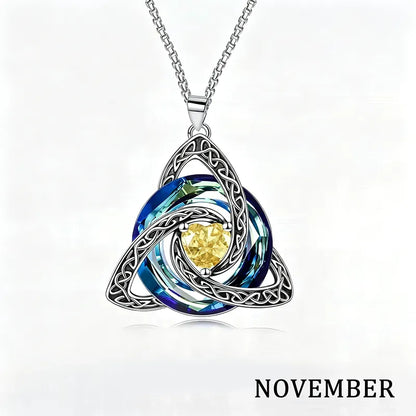 🔥LAST DAY 49% OFF🔥Birthstone Celtic Knot Necklace for Women
