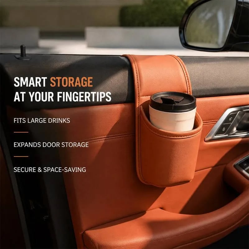 🚗 Add an Extra Cup Holder & Storage Pocket to Your Car in Seconds