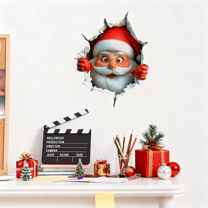 🎄Christmas offer 49% OFF🔥3D wall-breaking Santa Claus sticker