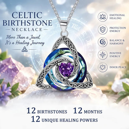🔥LAST DAY 49% OFF🔥Birthstone Celtic Knot Necklace for Women