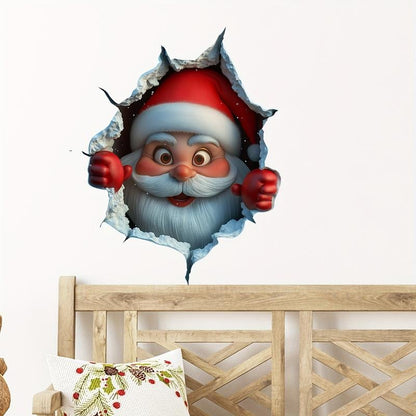 🎄Christmas offer 49% OFF🔥3D wall-breaking Santa Claus sticker