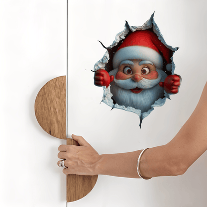 🎄Christmas offer 49% OFF🔥3D wall-breaking Santa Claus sticker