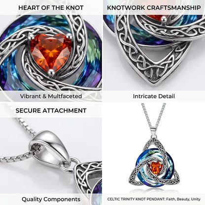 🔥LAST DAY 49% OFF🔥Birthstone Celtic Knot Necklace for Women