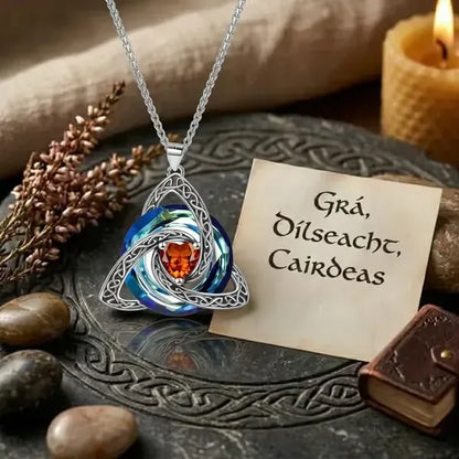 🔥LAST DAY 49% OFF🔥Birthstone Celtic Knot Necklace for Women