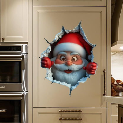🎄Christmas offer 49% OFF🔥3D wall-breaking Santa Claus sticker