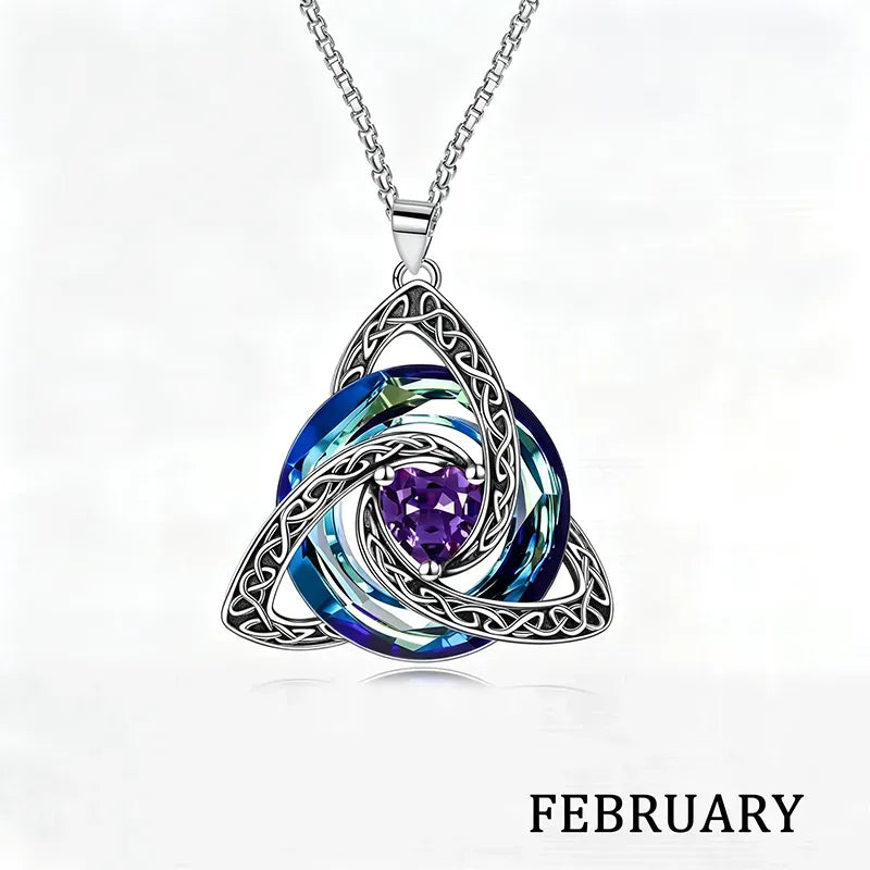 🔥LAST DAY 49% OFF🔥Birthstone Celtic Knot Necklace for Women