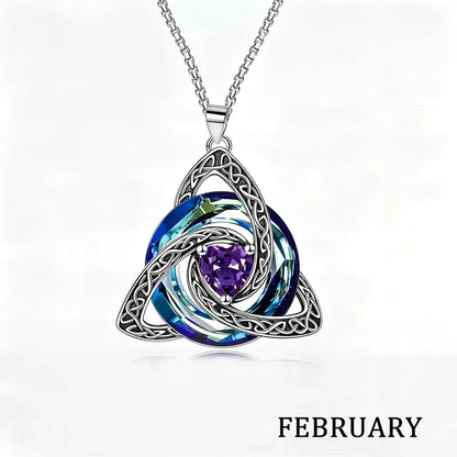 🔥LAST DAY 49% OFF🔥Birthstone Celtic Knot Necklace for Women