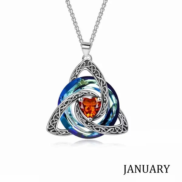 🔥LAST DAY 49% OFF🔥Birthstone Celtic Knot Necklace for Women