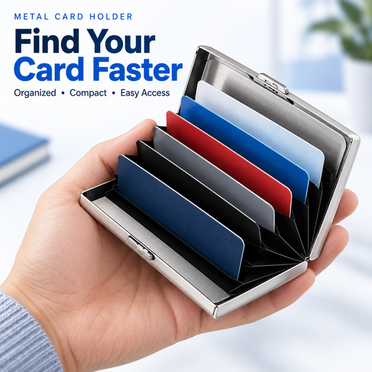 🛡️RFID Blocking Metal Card Holder