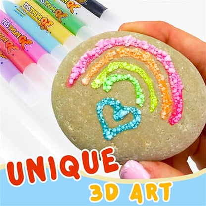 🔥 BUY 1 SET,GET 1 SET FREE(2 Sets / 12 Pens) | 3D Popcorn Art Pens ✨