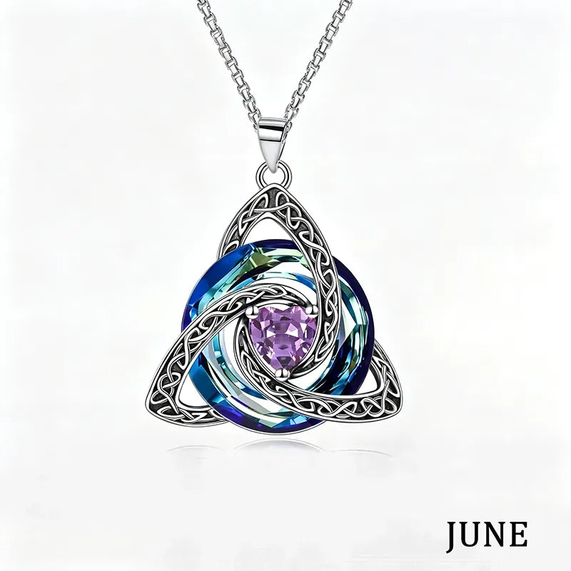 🔥LAST DAY 49% OFF🔥Birthstone Celtic Knot Necklace for Women