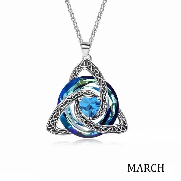 🔥LAST DAY 49% OFF🔥Birthstone Celtic Knot Necklace for Women