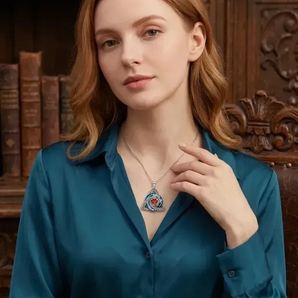 🔥LAST DAY 49% OFF🔥Birthstone Celtic Knot Necklace for Women