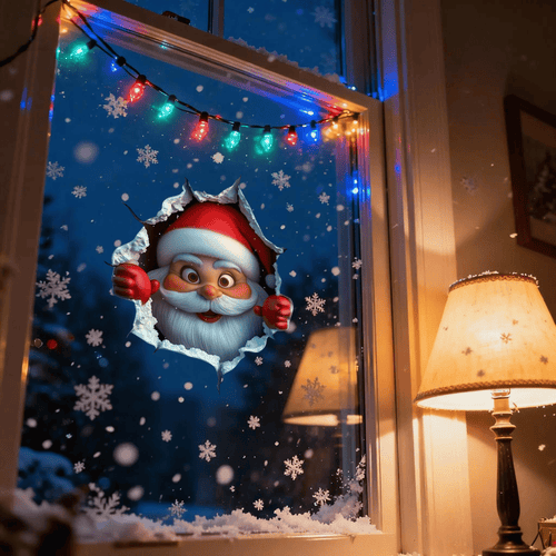 🎄Christmas offer 49% OFF🔥3D wall-breaking Santa Claus sticker