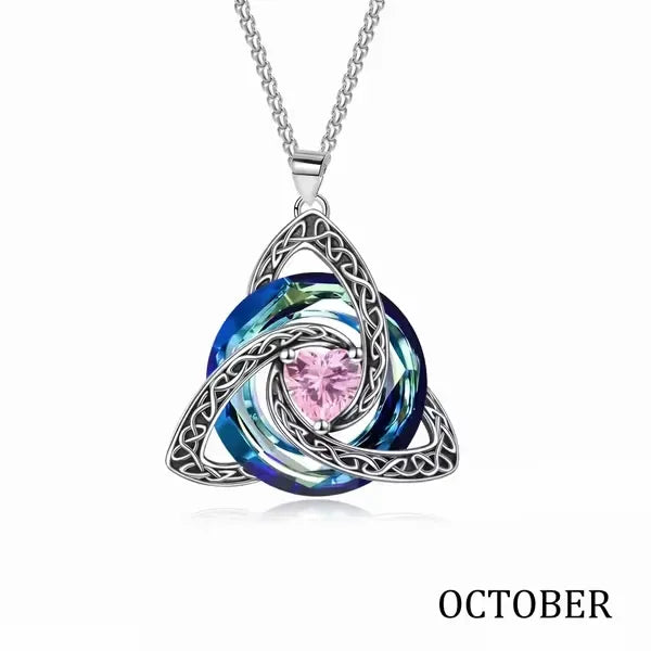 🔥LAST DAY 49% OFF🔥Birthstone Celtic Knot Necklace for Women