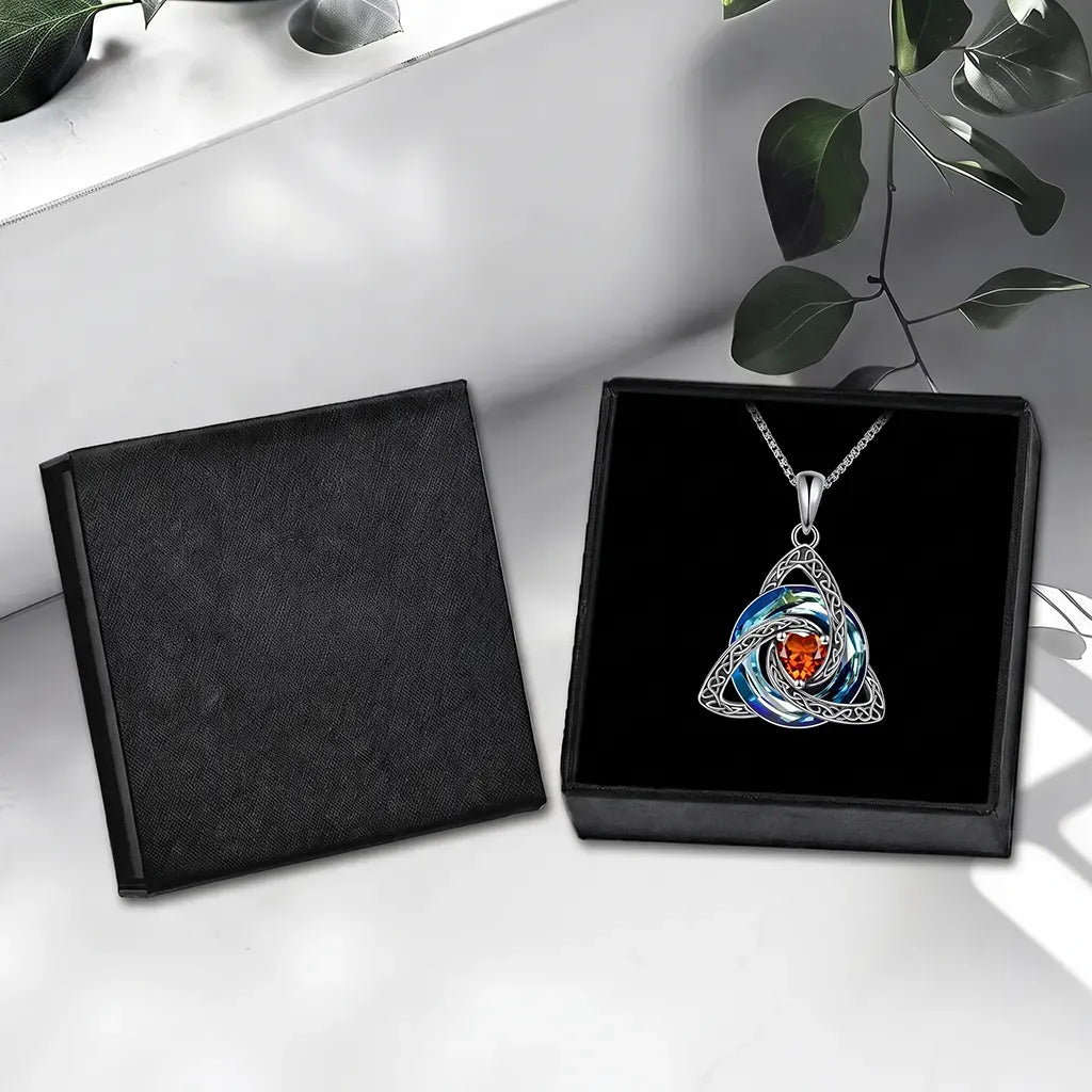 🔥LAST DAY 49% OFF🔥Birthstone Celtic Knot Necklace for Women
