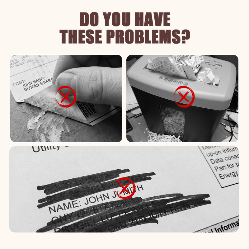 🔒 Cover Private Information in Seconds — No Shredder Needed! 🛡️